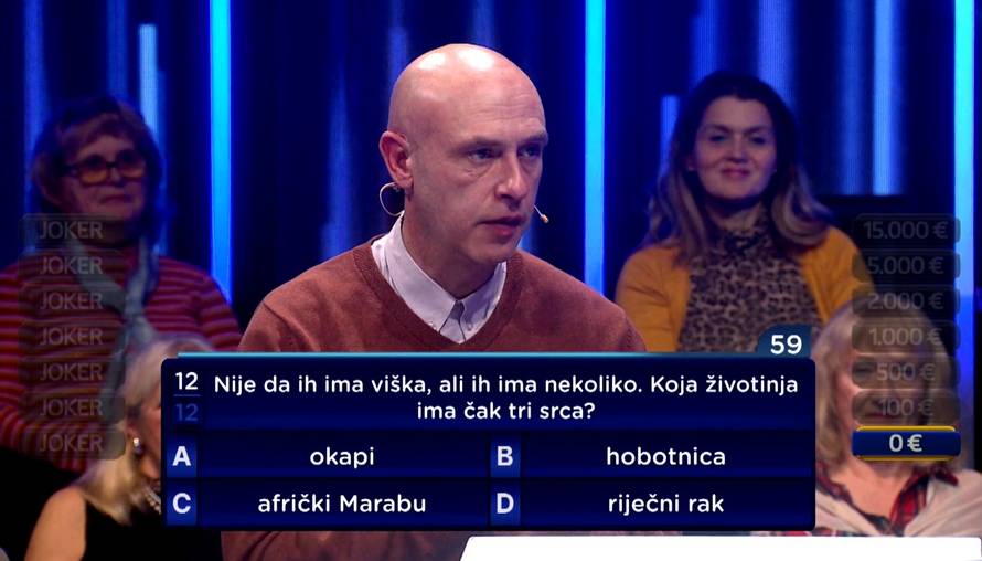 Bivšeg zatvorskog čuvara nije pratila sreća u kvizu 'Joker': Kući otišao sa samo 100 eura