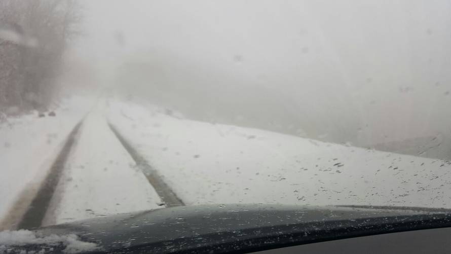 Snijeg prekrio Sljeme i Platak, Rijeka rekorder po količini kiše