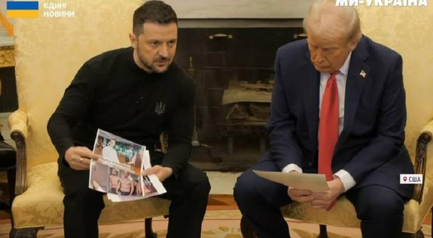 Fotografije iz Bijele kuće: Zelenski Trumpu pokazivao potresne slike zarobljenika
