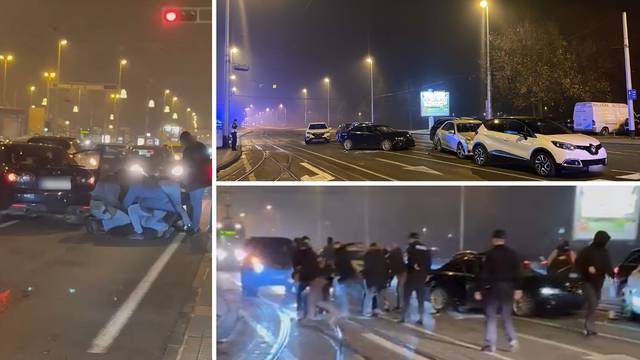 VIDEO Uhitili četvero muškaraca u Dubravi, sedam auta slupano: 'Svi su vrištali, ima ozlijeđenih'