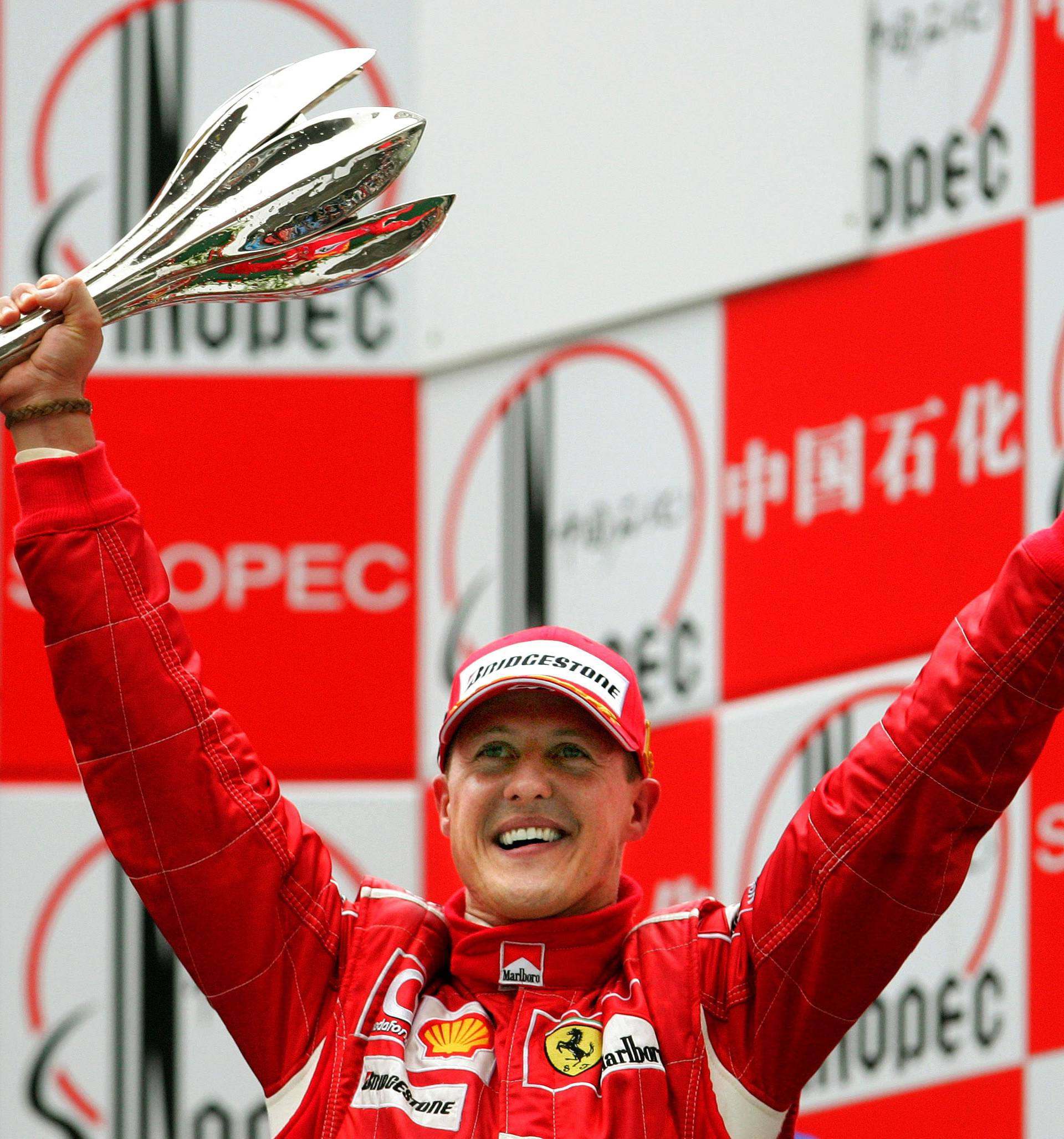 Formula One Shanghai - Podium Michael Schumacher