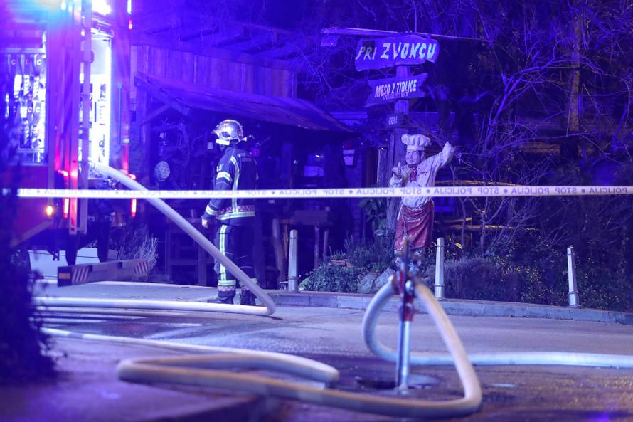 Video: Gorio kultni restoran u Zagrebu, čovjeka odvezla Hitna