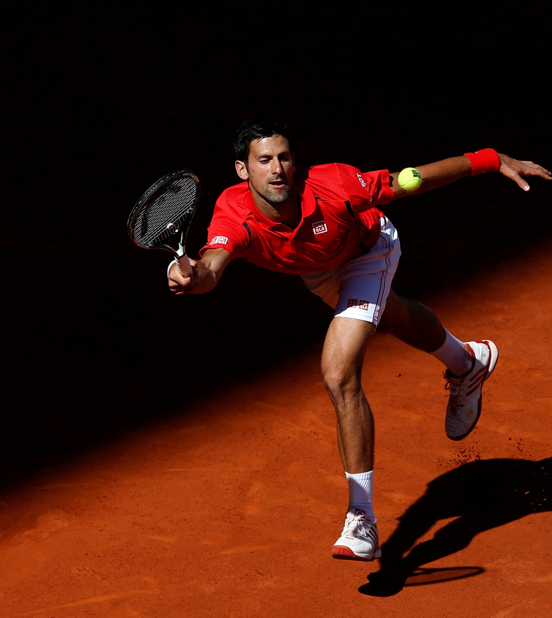 Tennis - Madrid Open - Novak Djokovic of Serbia v Borna Coric of Croatia
