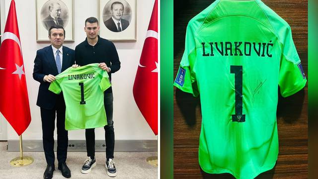 Čovjek velikog srca: Livaković Turskoj poklonio dres i rukavice s čuvene utakmice protiv Brazila