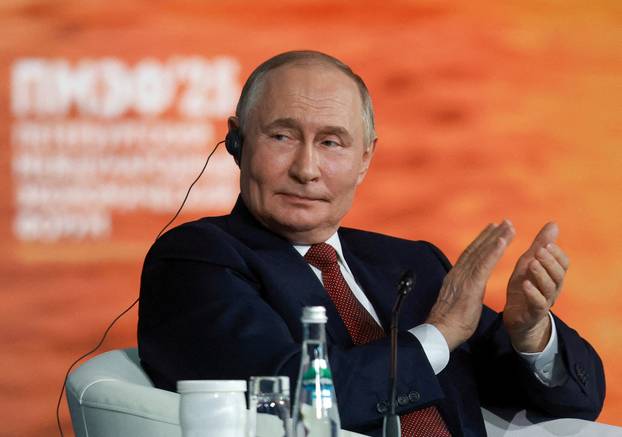 FILE PHOTO: Russia's President Putin attends St. Petersburg International Economic Forum