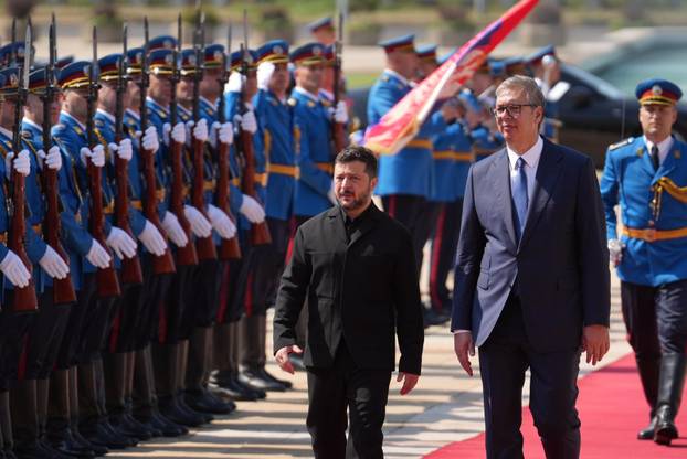 Ukrajinski predsjednik Volodimir Zelenski stigao je u prvi posjet Srbiji od po&ccaron;etka ruske invazije na Ukrajinu