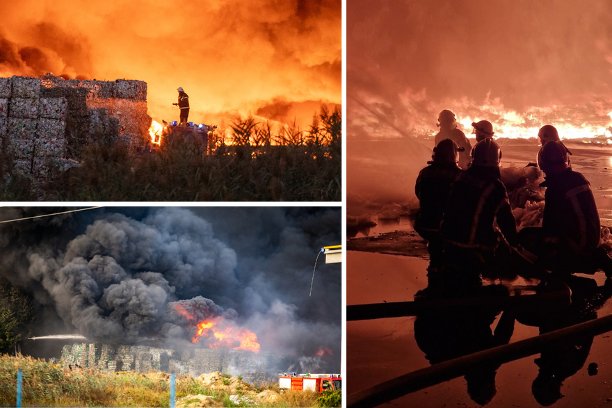 VIDEO Veliki požar u Osijeku! 'Situacija je grozna, oprema na nama se topi od temperature'