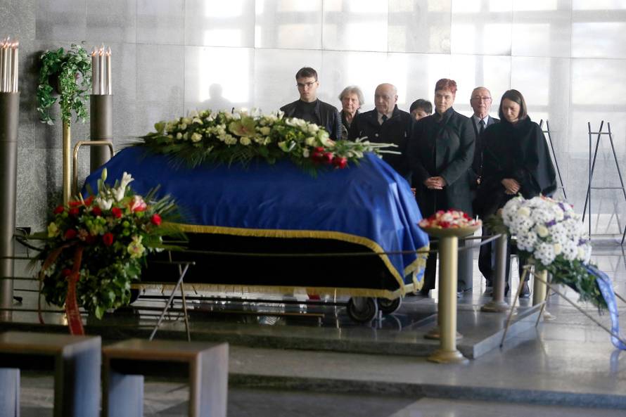 Zagreb: Posljedni ispraćaj Zdenke Vuckovic na krematoriju