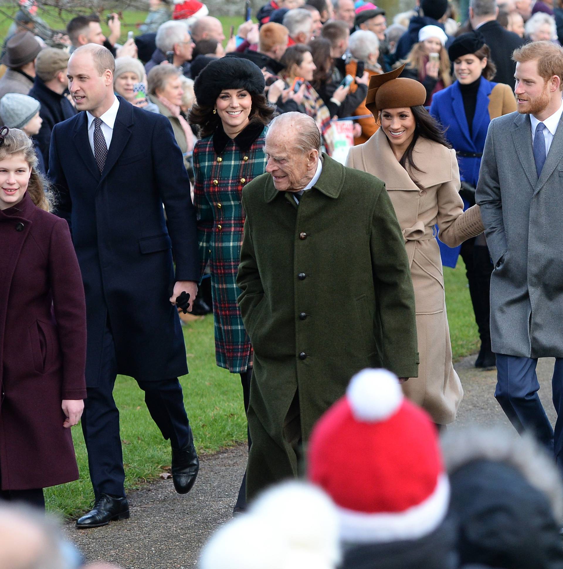 Royals attends Christmas Day Church service