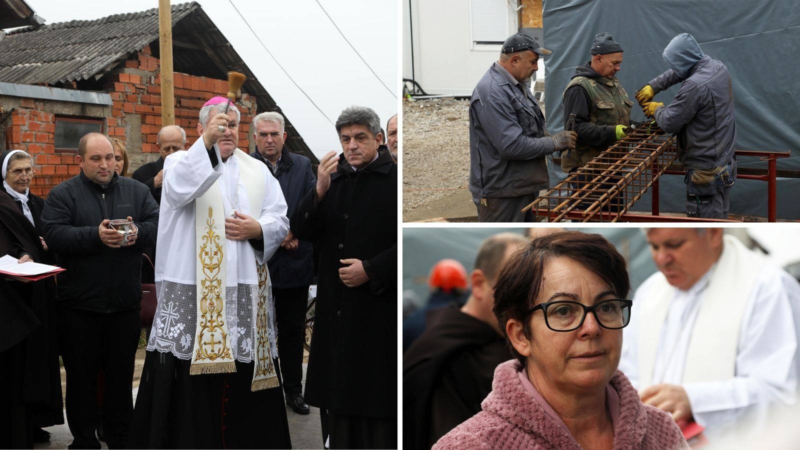 Dvije obitelji iz Petrinje dobit će novi dom: Franjevci skupili 1,35 milijuna kuna i započeli gradnju