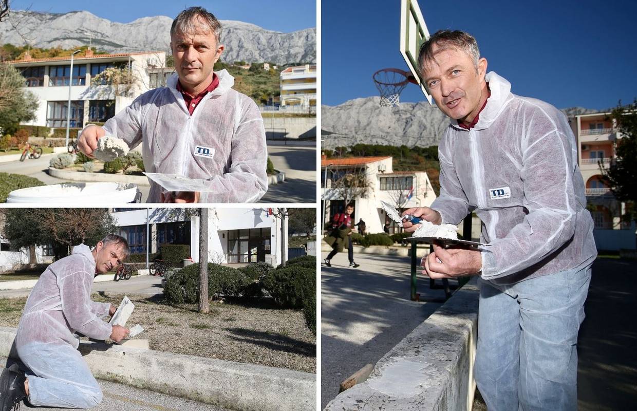 Ravnatelj škole: "Neću sjediti, sam krpam zidiće oko škole"