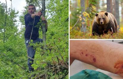 Napao ga medvjed u Lokvama: 'Iskočio je iz grma, zgrabio me za nogu, bacio na tlo i grizao'