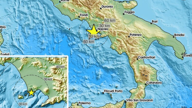 Područje Napulja pogodila je serija od oko 150 potresa, najjačih u zadnjih 40 godina