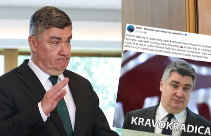 HDZ: 'Milanović je lažljivac koji ni posljednjeg dana kampanje neće odgovoriti Butkoviću'