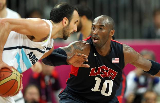 London 2012 - Basketball - Argentinien - USA