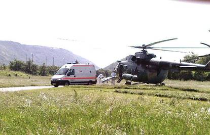Helikopterom HRZ-a hitno prevezli Talijana u bolnicu