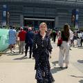 FOTO Kolinda stigla na finale SP-a! Blistala u dizajnerskoj haljini, otkrila za koga navija