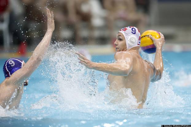 Zagreb: Vaterpolo utakmica 2. kola D skupine FINA Svjetske lige, Hrvatska - Rusija