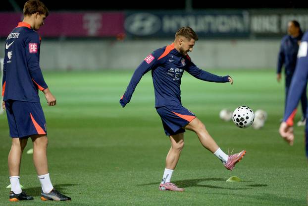 Rijeka: Hrvatski nogometni reprezetativci odradili trening