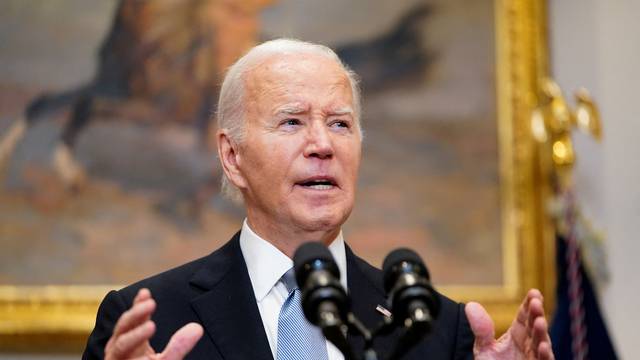 U.S. President Biden statement a day after Republican challenger Trump was shot at a campaign rally, during brief remarks at the White House in Washington