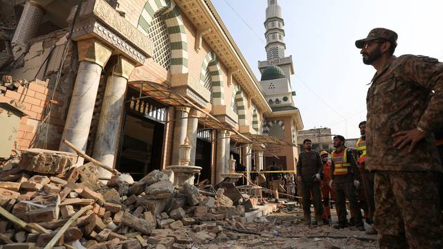 Suicide blast in a mosque in Peshawar