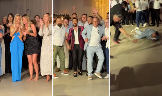 Gle vesele nam svatove: U sali Maja i Minea zapjevale, a Igor Mešin se 'razlijepio' po podu...