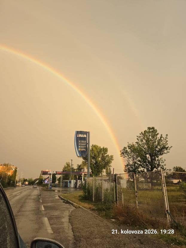FOTO Poslije kiše, dolazi duga. Ili dvije? Pogledajte ove prizore