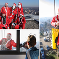 Djedovi Mrazovi na prozoru KBC-a iznenadili mališane: 'Za Božić imamo samo jednu želju'