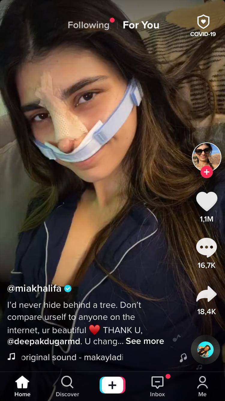 Mia Khalifa je operirala nos pa priznala: 'I grudi su mi umjetne'