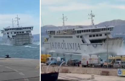 Bura je udarala i 150 km/h, ali kapetan je trajekt sigurno uveo u luku: 'To je pravi majstor!'