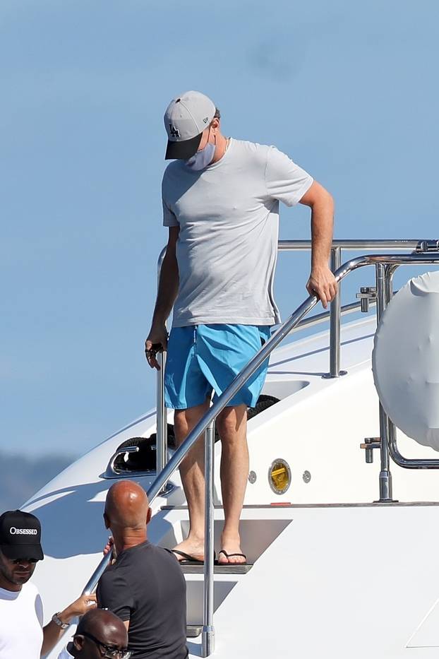 Leonardo DiCaprio and model Megan Roche fun in the sun in Ibiza