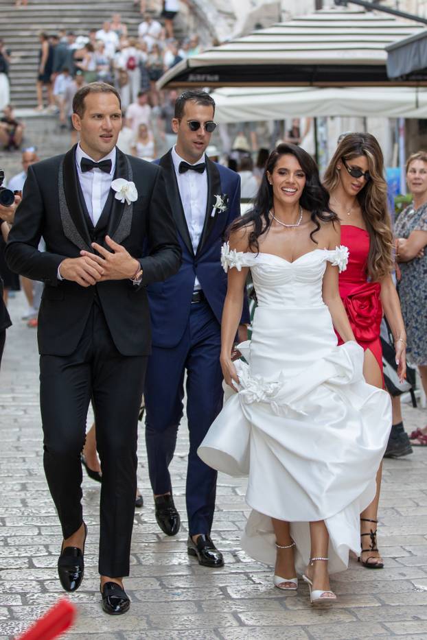 Zrinka Šahurić i Bojan Bogdanović vjenčali su se u Dubrovniku 