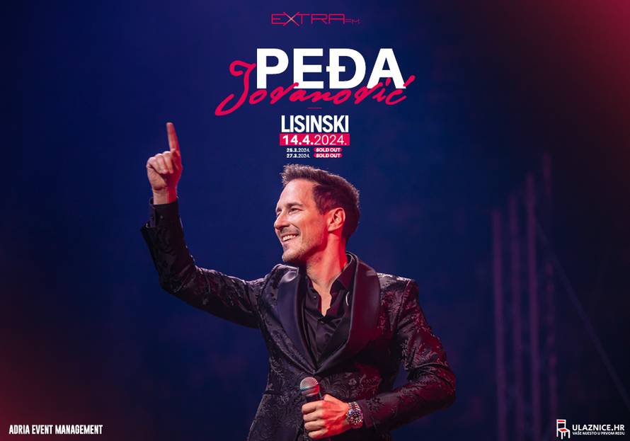 Peđa Jovanović najavio i treći koncert u Lisinskom: 'Morat ću opravdati povjerenje publike'