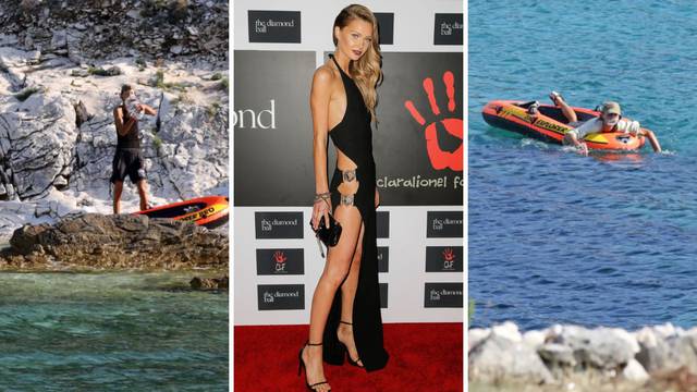FOTO Bogata manekenka (30) umislila da je otok njezin: 'Ovo je Hrvatska, mogu što hoću'