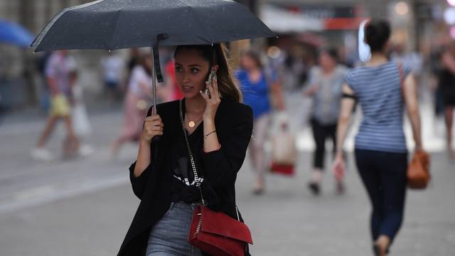 Zagreb: KiÅ¡a u veÄernjim satima osvjeÅ¾ila grad