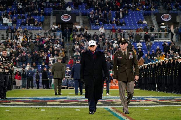 U.S. President Trump attends Army-Navy game in Baltimore