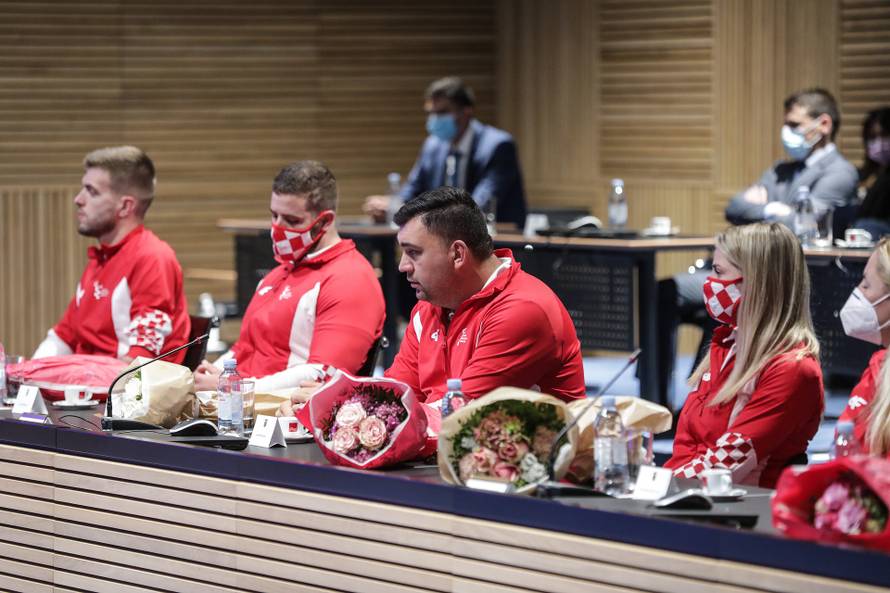 Zagreb: Plenković ugostio olimpijce i paraolimpijce