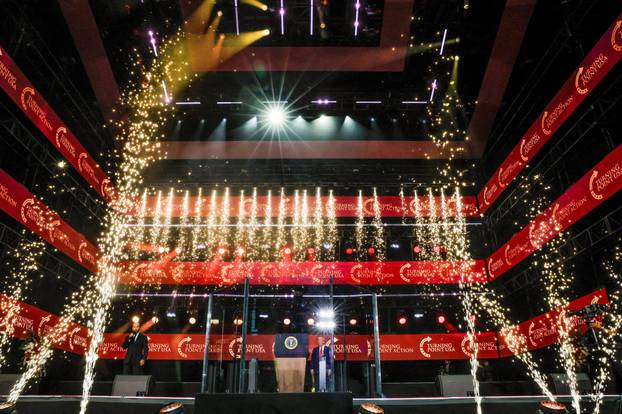 Memorial service for slain conservative commentator Charlie Kirk, in Glendale