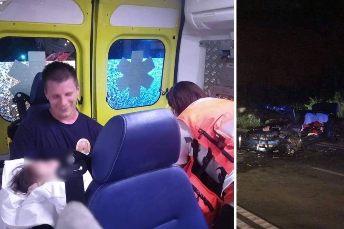 Čudo kod Rijeke: Vatrogasac na rukama držao bebu do bolnice, u nesreći prošla bez ozljeda