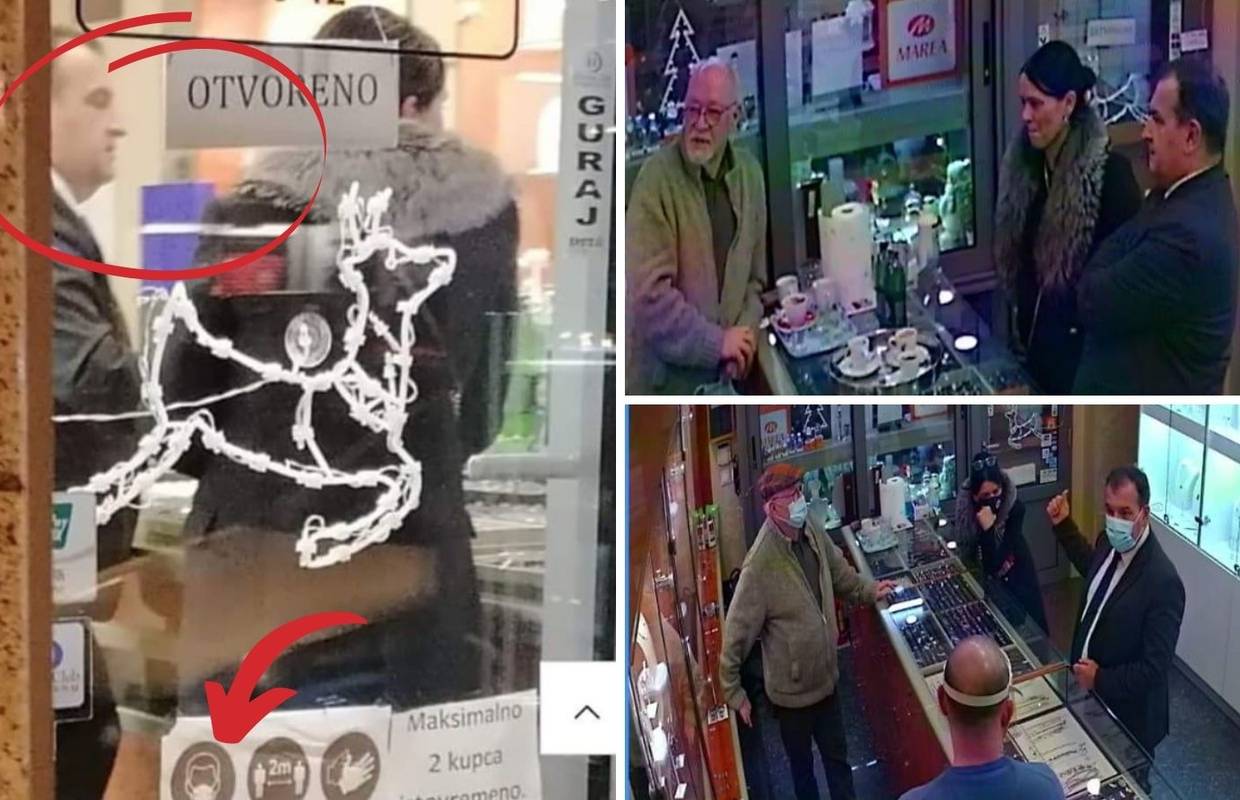 Beroša snimili bez maske kod urara. Pravda se da 'maska nije obaveza, nego preporuka'