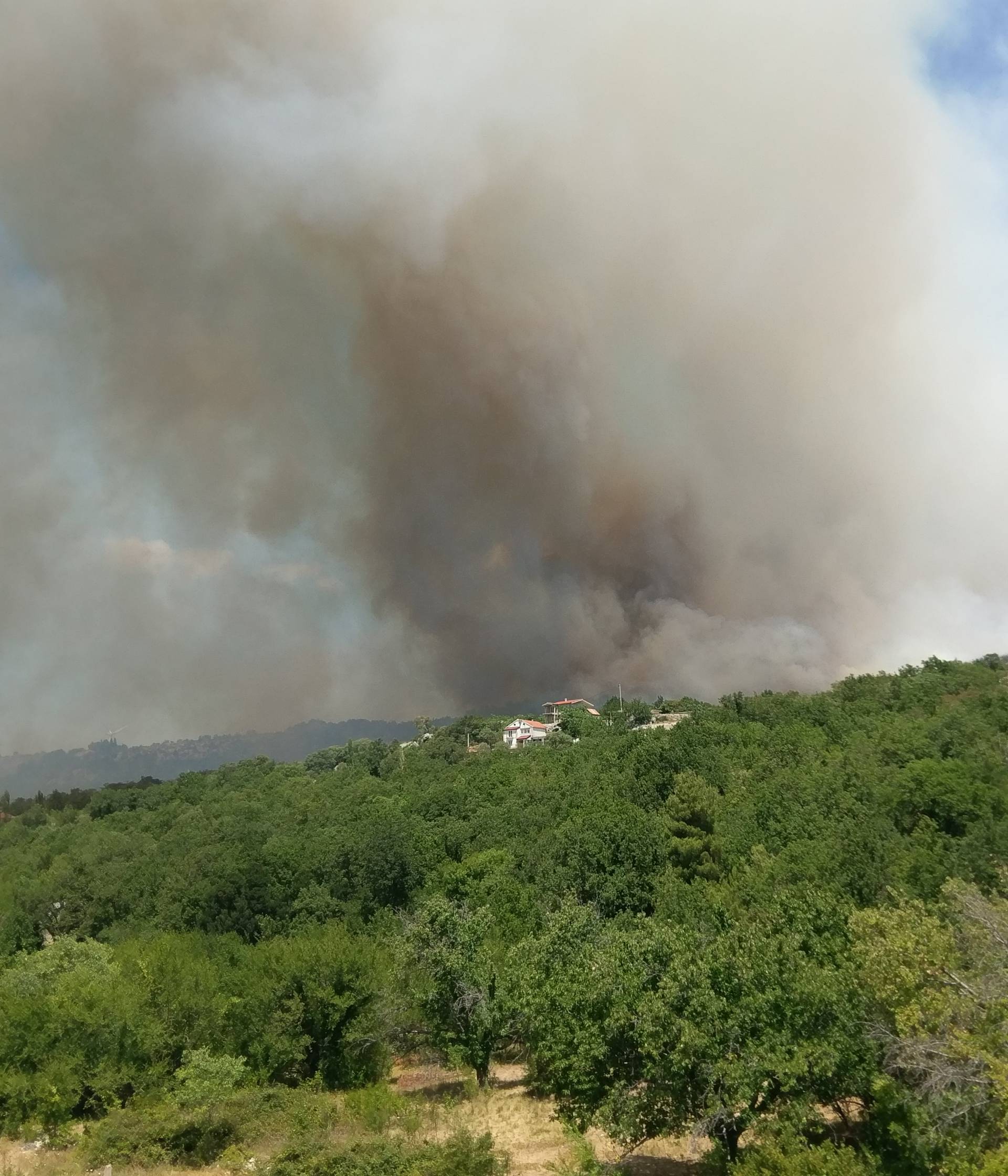 Kod Šibenika spasili kuće, gori kod Šestanovca, na Marjanu...