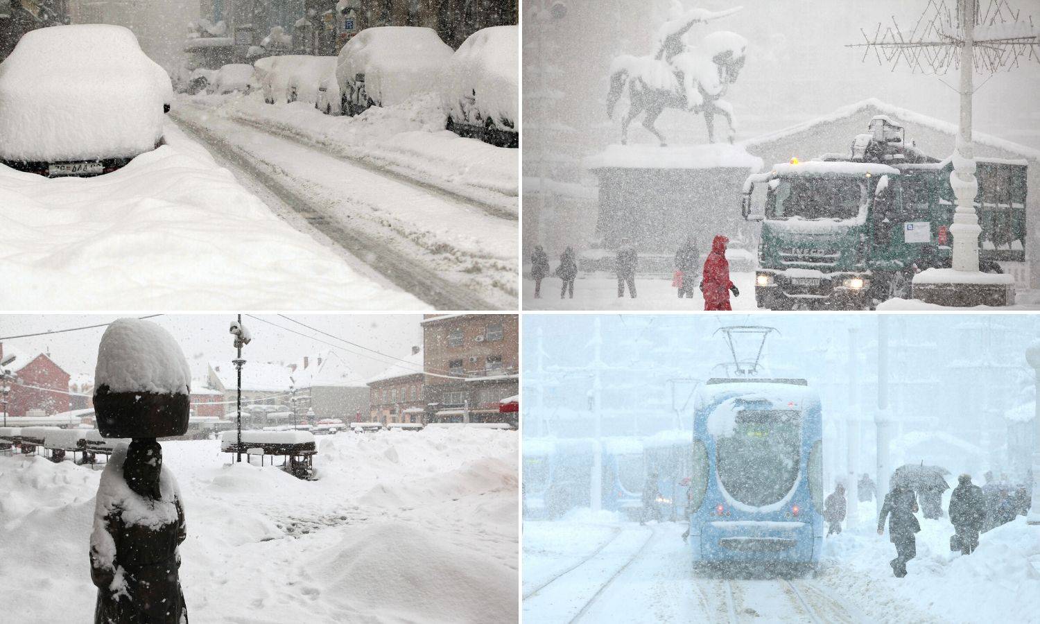 Objavili kad će snijeg, a ovako je Zagreb izgledao 14.1.2013.