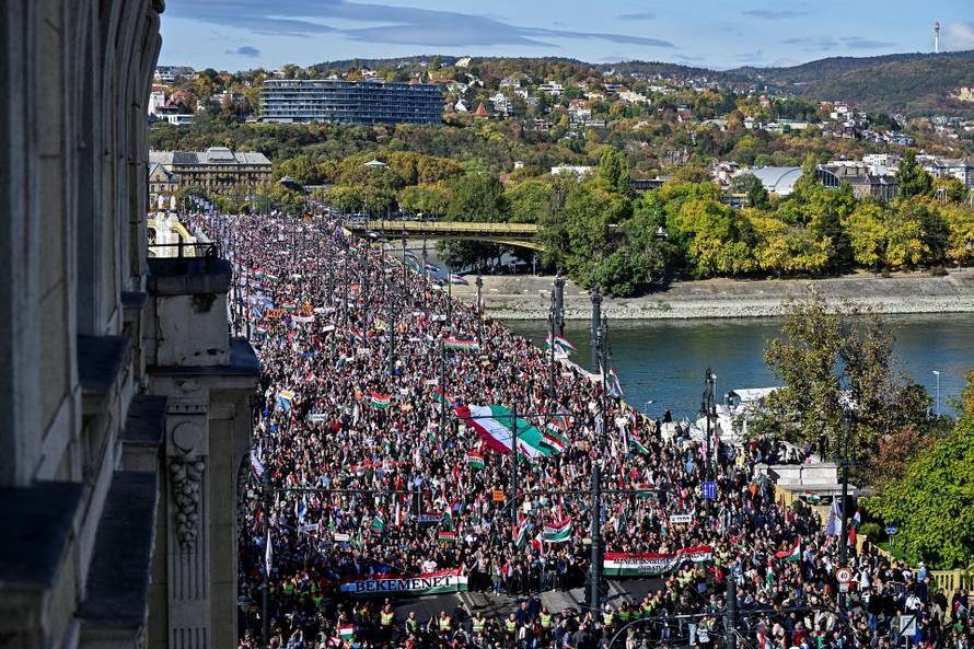 69th anniversary of the Hungarian Uprising of 1956, in Budapest