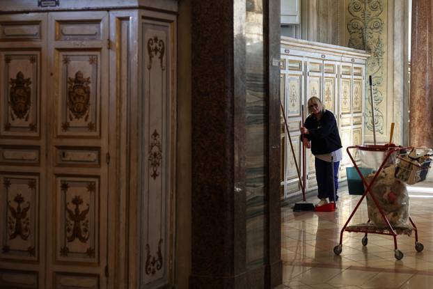 A tour of some locations within the Vatican museum ahead of the conclave