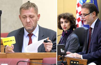 Beljak: Jadan si; Jandroković: Imate zabranu govora; Beljak: Ti si diktator; Jandroković: Van