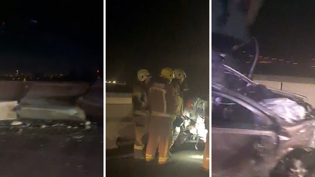 VIDEO Strašna nesreća na A1: Autom se zabio u betonsku ogradu i poginuo na mjestu