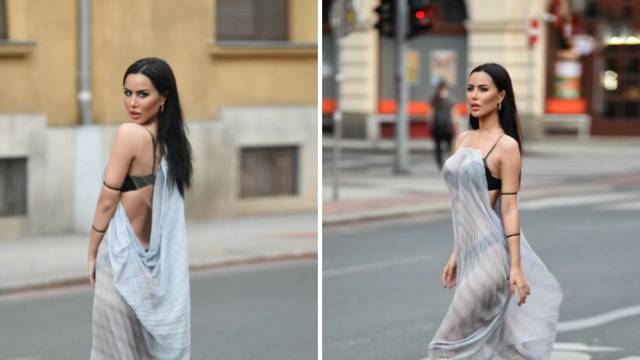 'Hrvatska Megan Fox' prošetala centrom Zagreba u neobičnoj kombinaciji: 'Prekrasna si!'