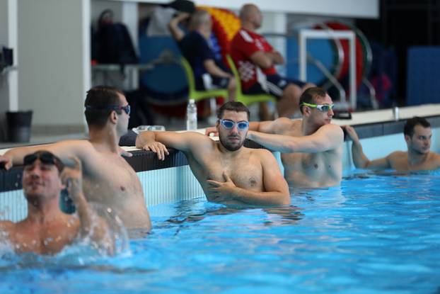 Hrvatski vaterpolo reprezentativci na pripremama u Puli
