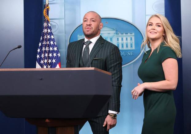 UFC fighter Conor McGregor at the White House in Washington