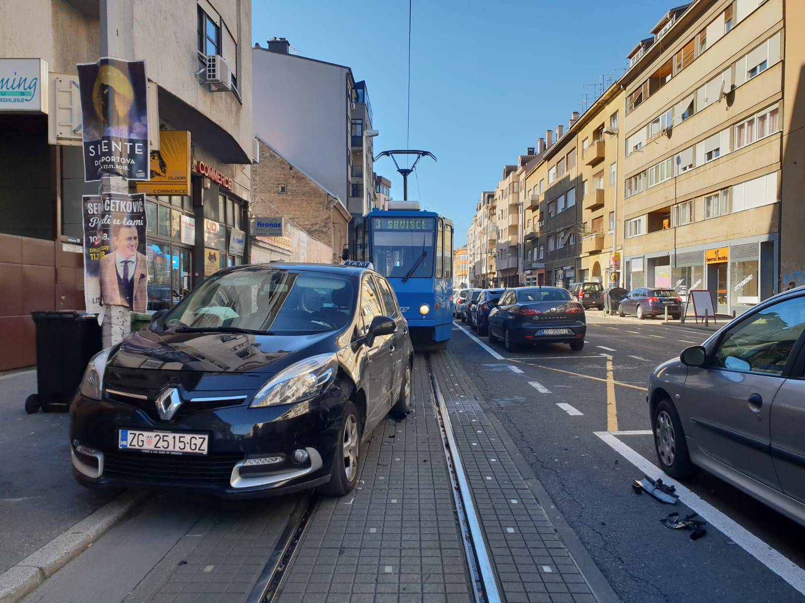 Sudari u Tratinskoj i na Ilici: Tramvajski promet u zastoju...